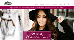 Desktop Screenshot of chapelhillsmall.com